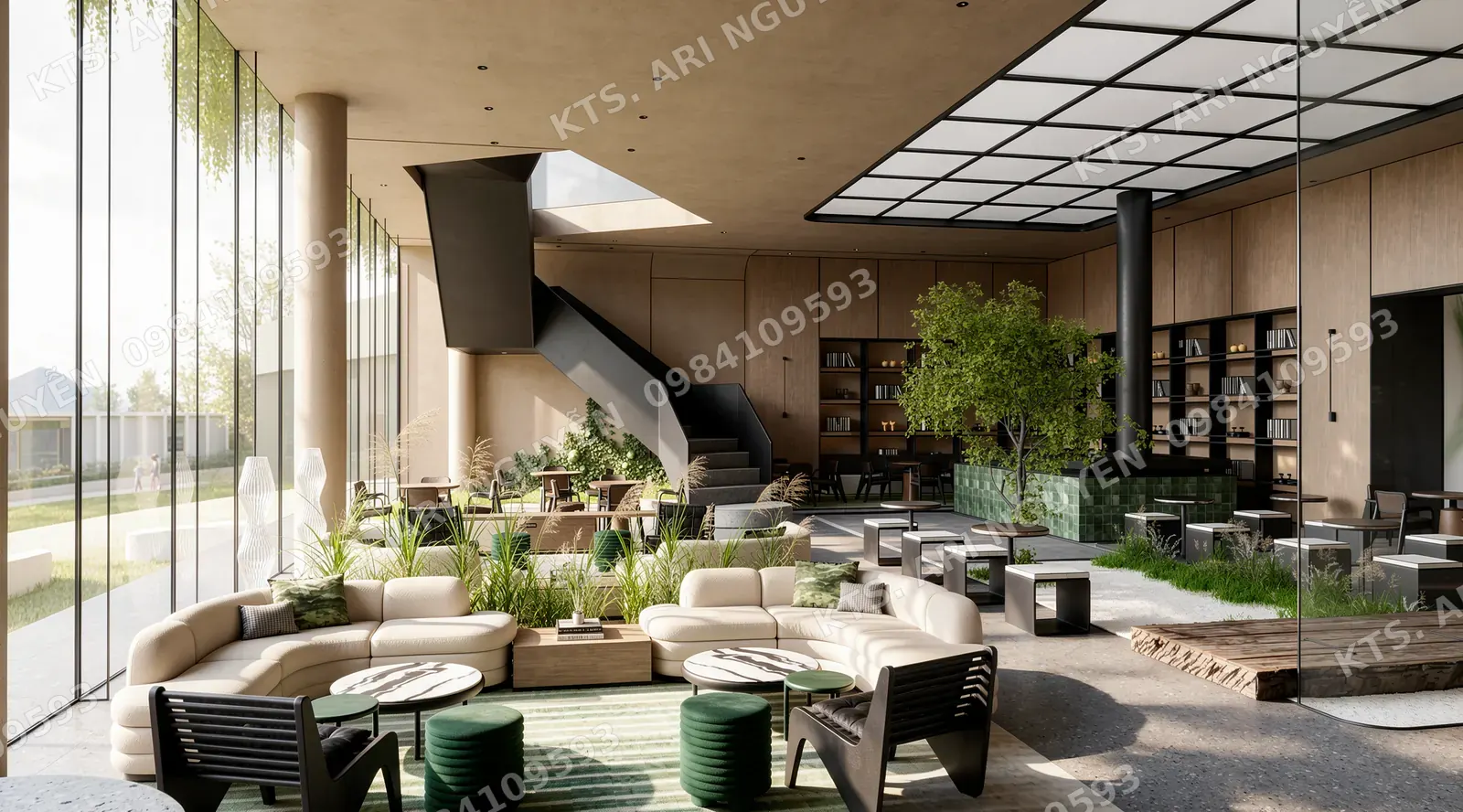 Sảnh đón tiếp – lounge cà phê