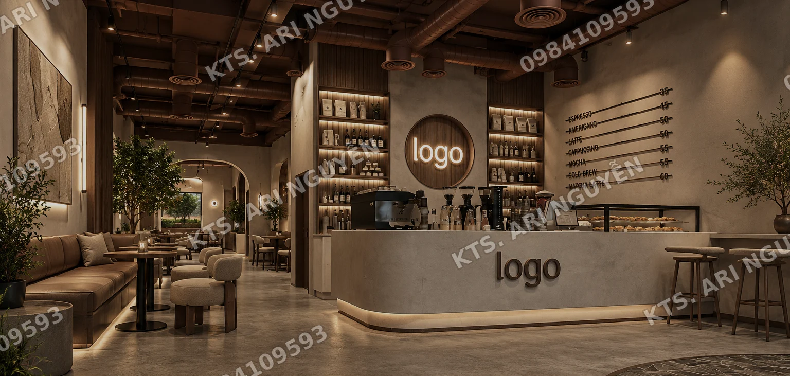 Coffee Shop hiện đại – Modern & Balance